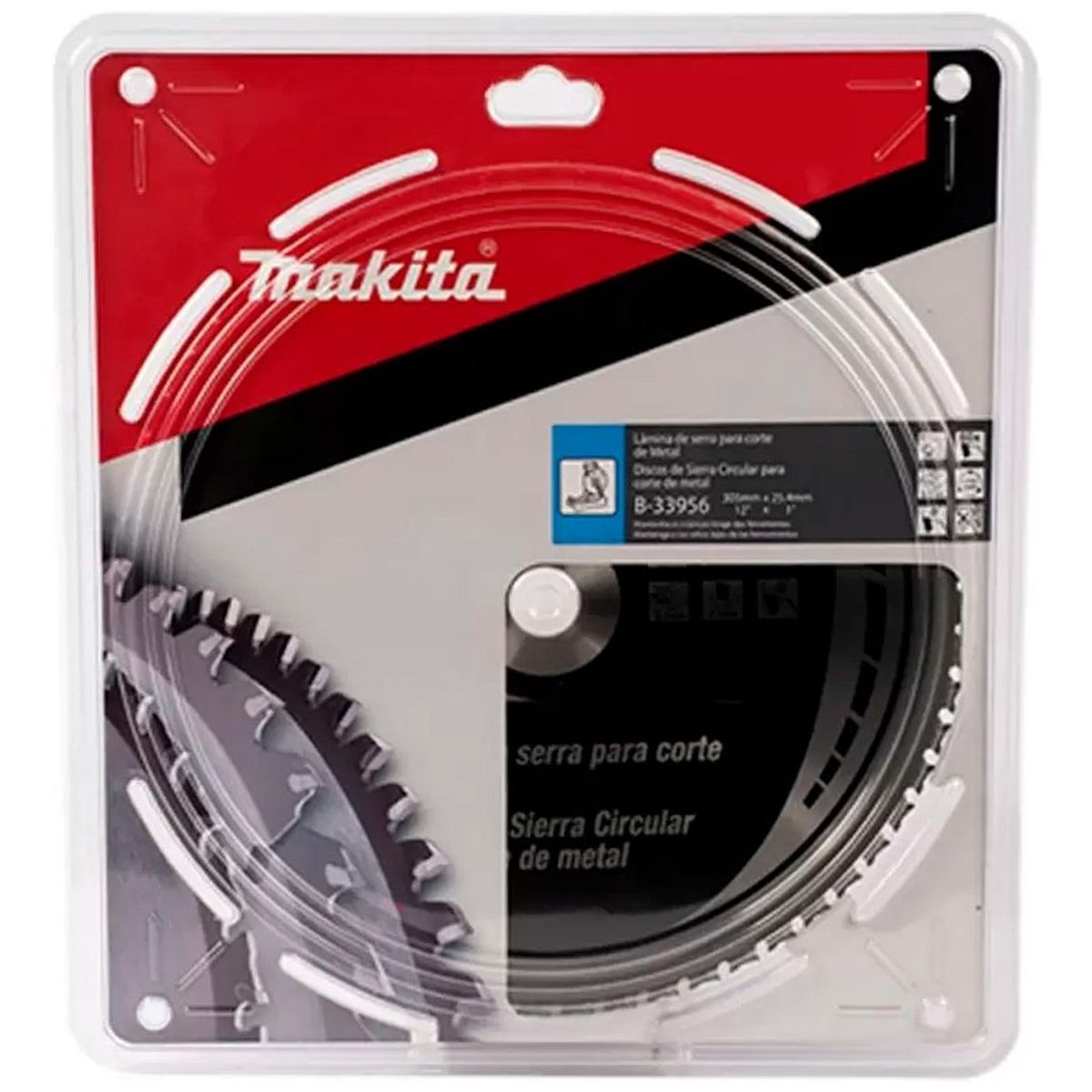 MAKITA - Disco Sierra Acero B-33956  12" 25.4X2.10Mm 60D Lc1230 Makita