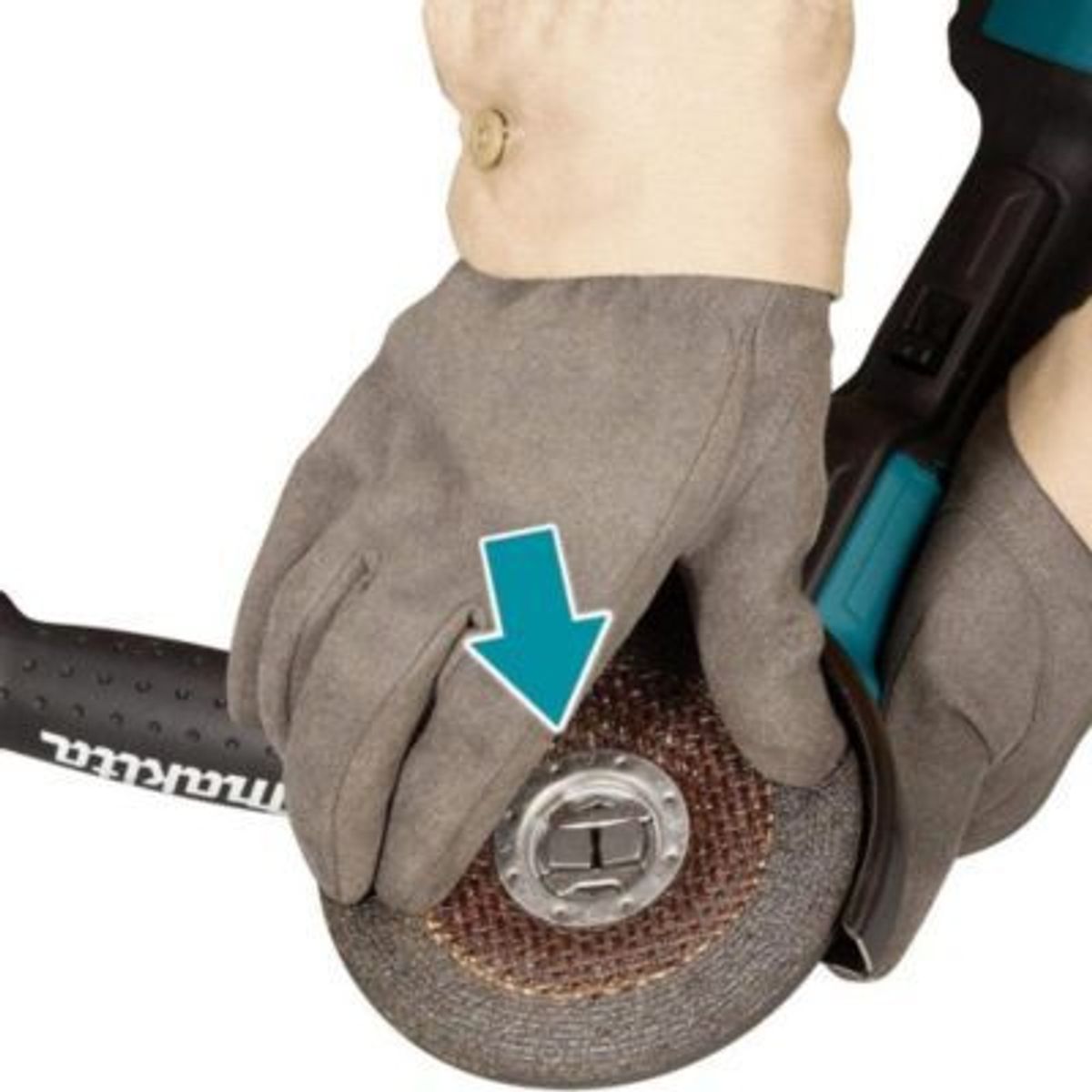 MAKITA - Makita Esmeril Angular 4 1/2" 18v X Lock BL XPT AWS Sin Bat