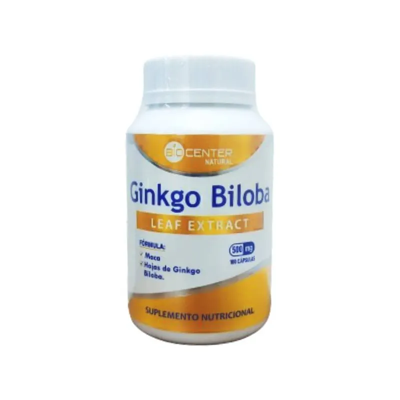GENERICO - Ginkgo Biloba en Cápsulas x 100 unidades - BioCenter Natural