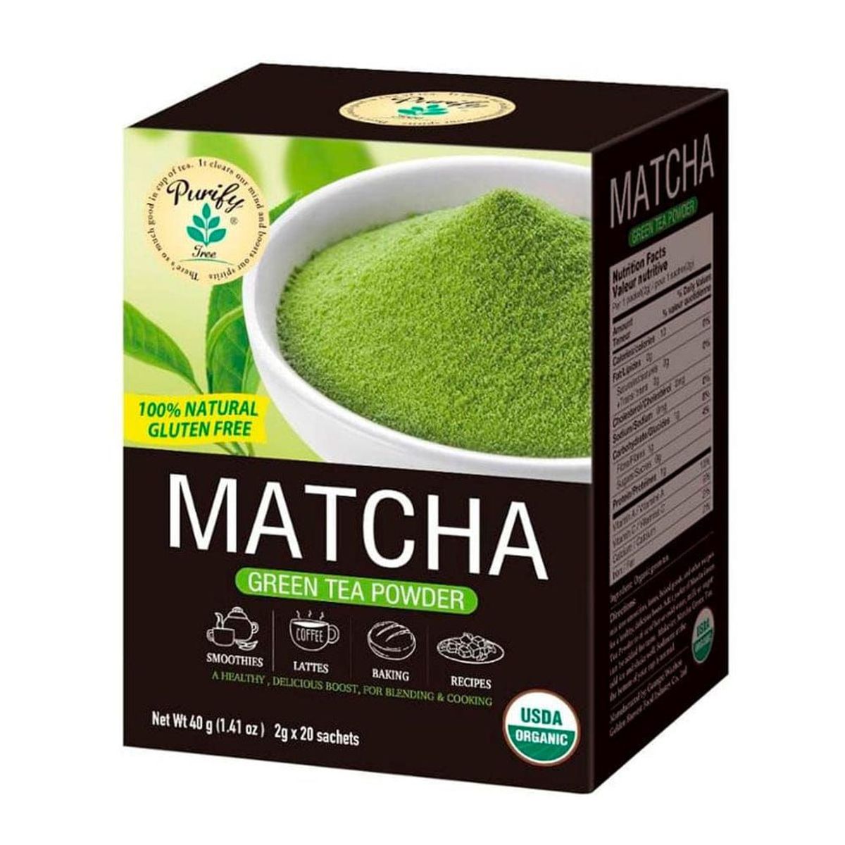 GENERICO - Te Matcha - Caja de 20 sobres