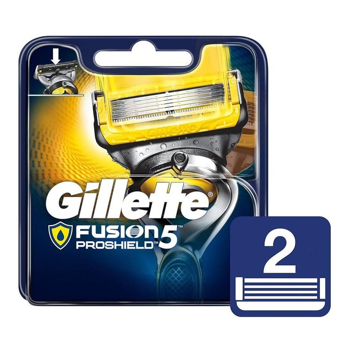 GILLETTE - Cartuchos para Afeitar Gillette Fusion5 Proshield 2 unidades