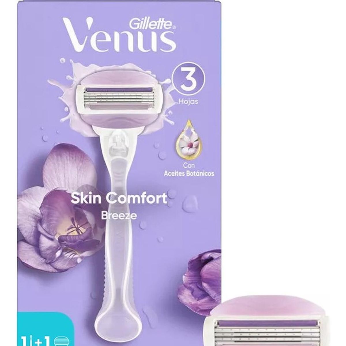 GILLETTE - Máquina Recargable Gillette Venus Breeze Depilación 1 unidad