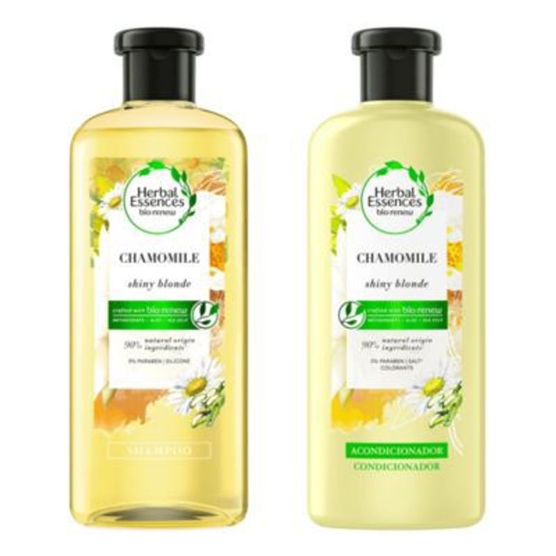 HERBAL ESSENCES - Pack Shampoo y Acondicionador Herbal Essence Chamomile 400ml