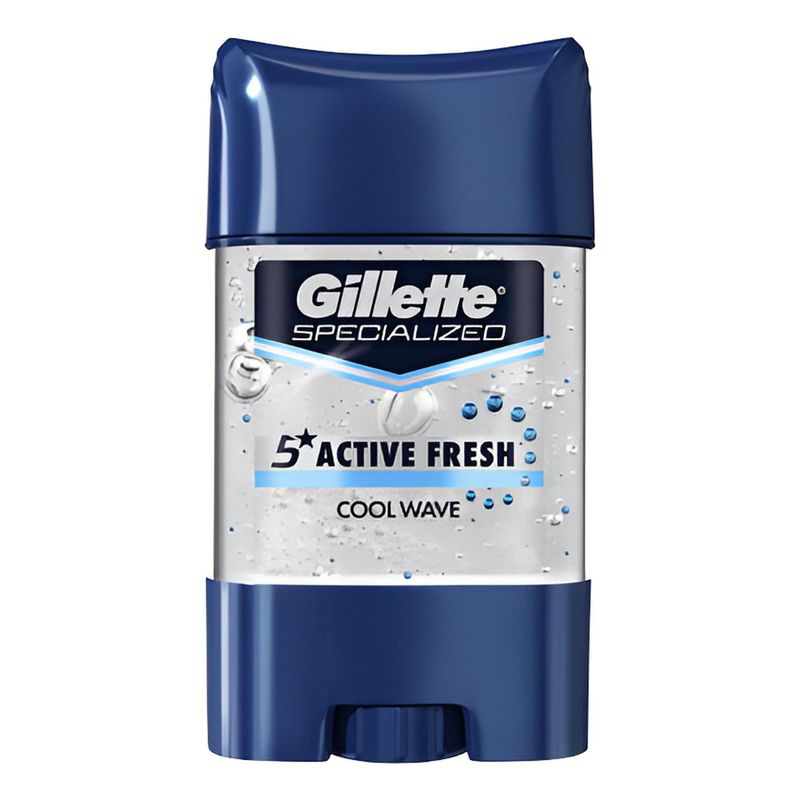 GILLETTE - Gel Antitranspirante Gillette Antibacterial Cool Wave 82g