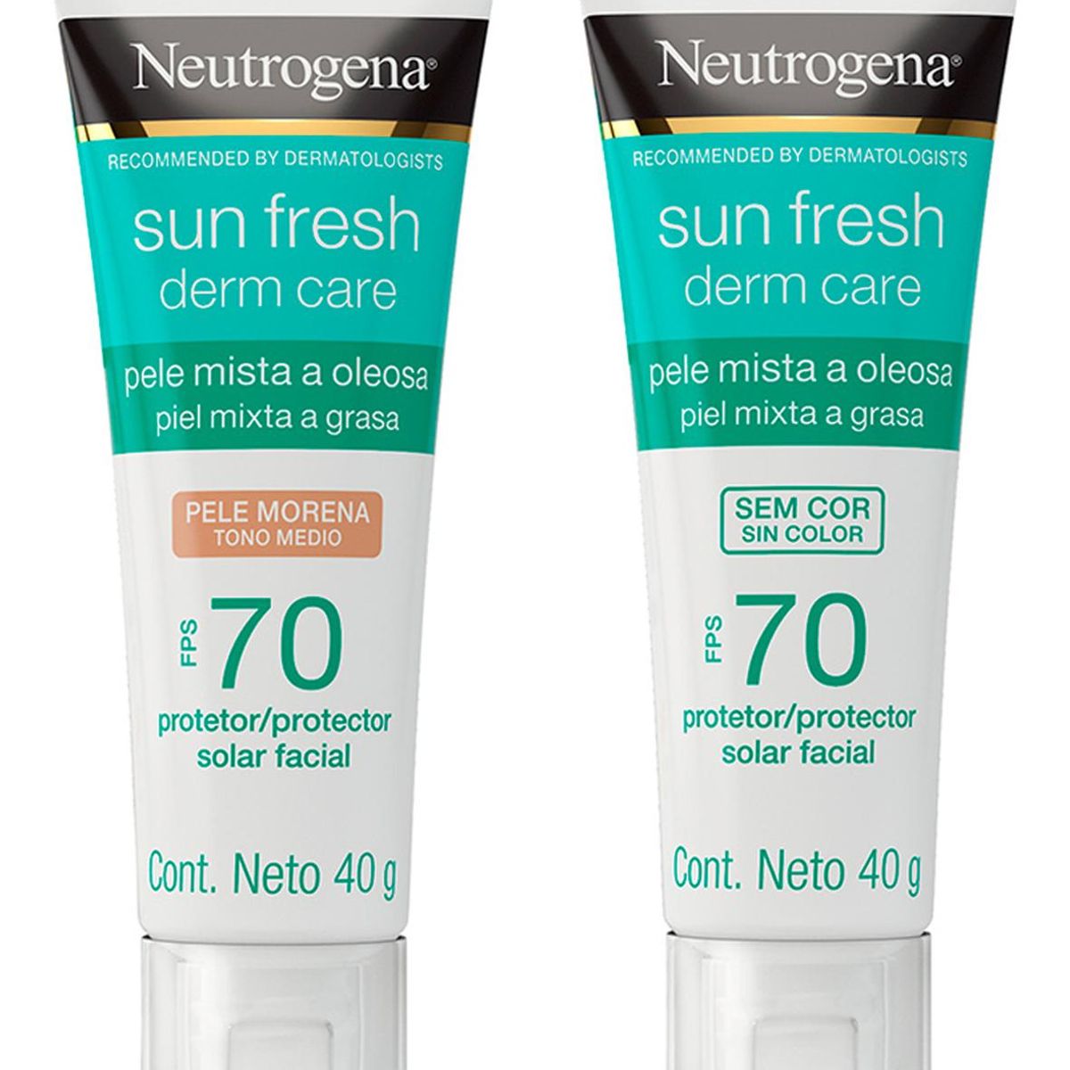 NEUTROGENA - Pack Derm Care Bloqueador Piel Morena + Sin Color Neutrogena