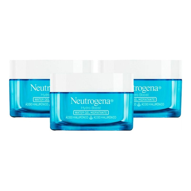 NEUTROGENA - Pack X3 Hydro Boost Water Gel 50 G Crema Facial Neutrogena