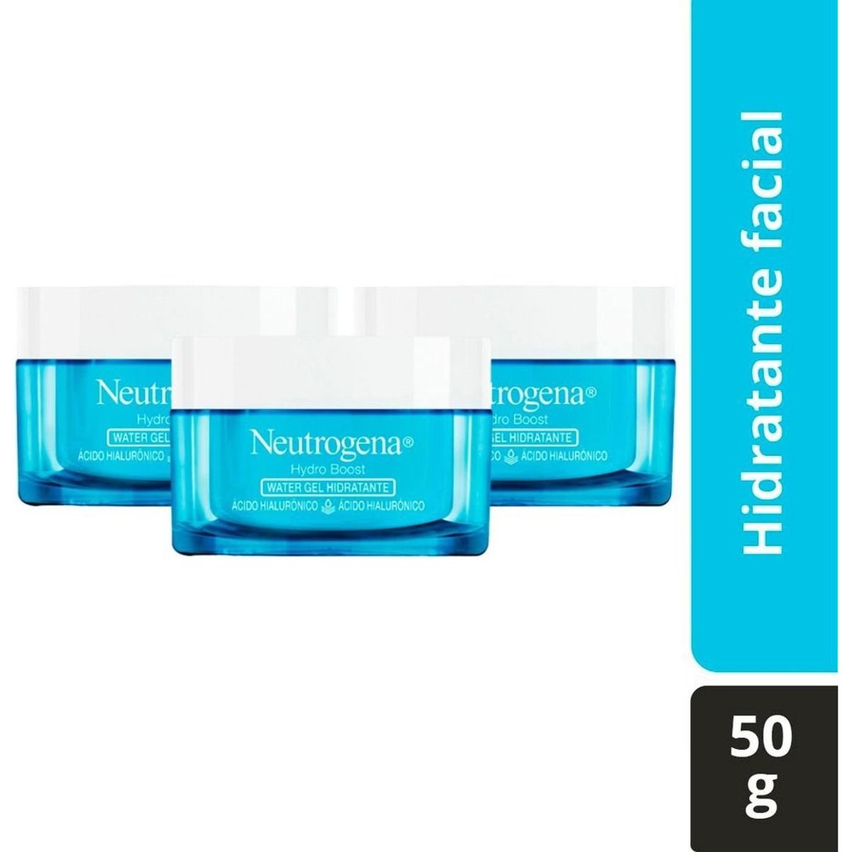 NEUTROGENA - Pack X3 Hydro Boost Water Gel 50 G Crema Facial Neutrogena
