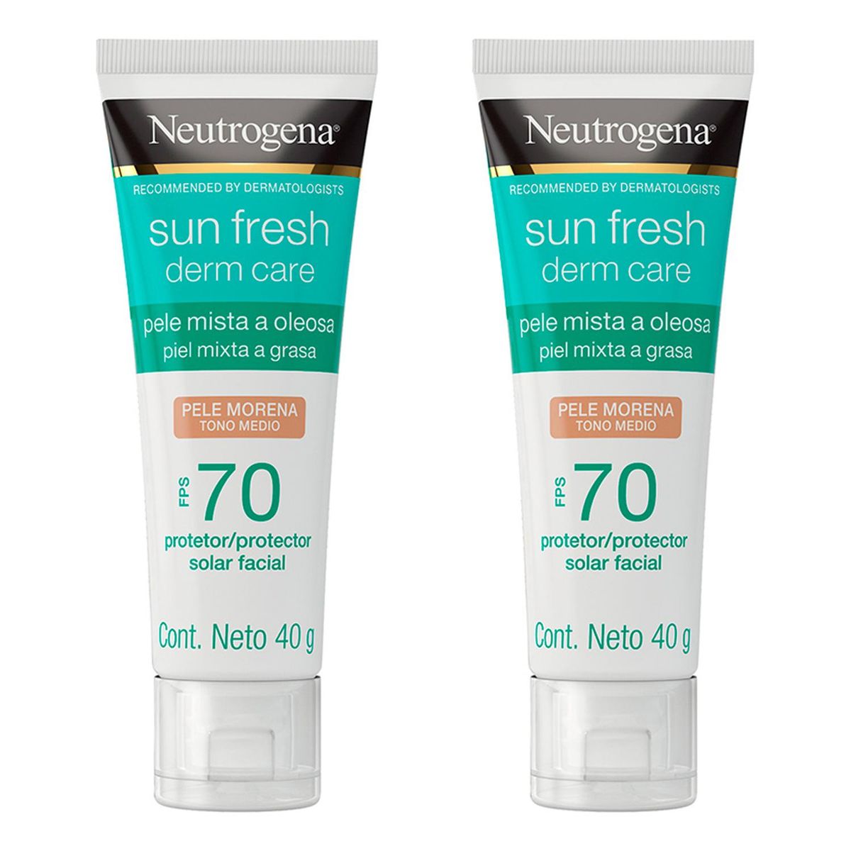 NEUTROGENA - Bloqueador Sun Fresh Fps 70 Piel Morena 40Ml Neutrogena