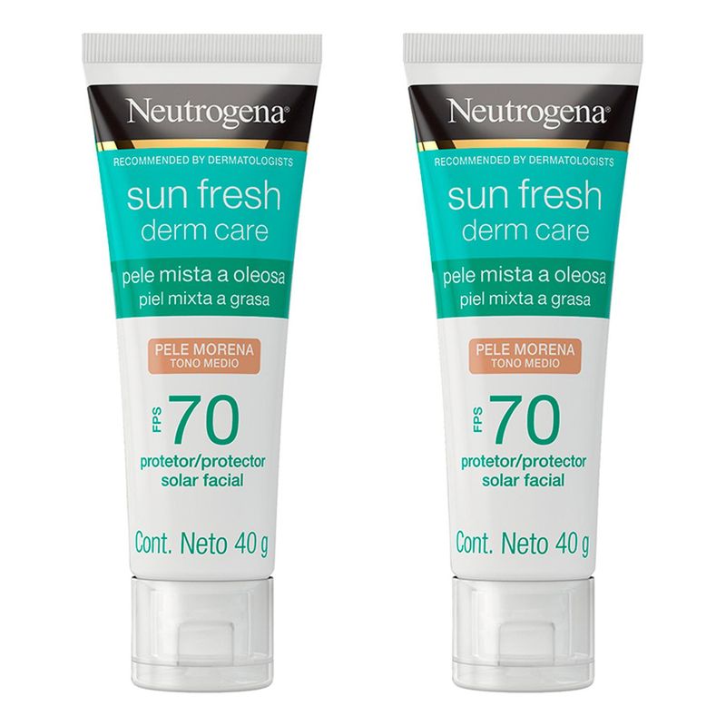 NEUTROGENA - Bloqueador Sun Fresh Fps 70 Piel Morena 40Ml Neutrogena