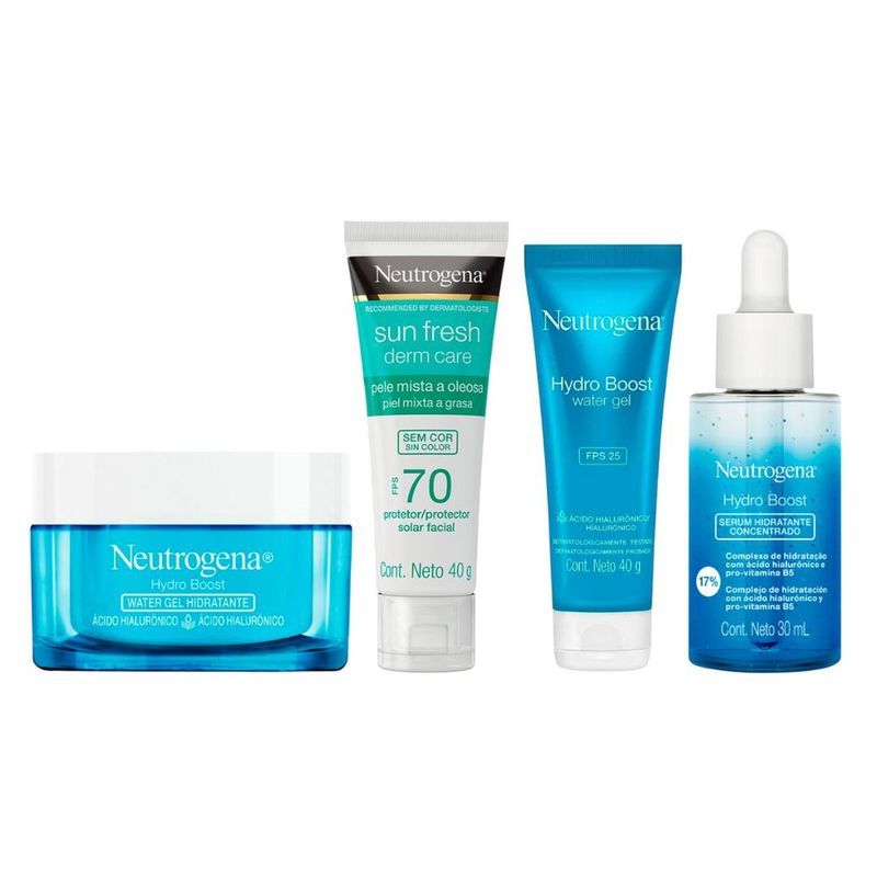 NEUTROGENA - Neutrogena Pack Hydro Boost Serum + Gel + Protector Solar