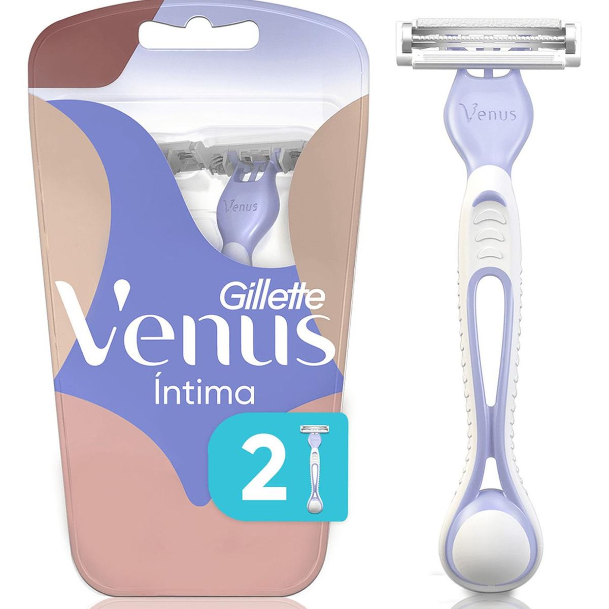 GILLETTE - Maquina De Afeitar Gillette Venus Íntima Desechable 2 un