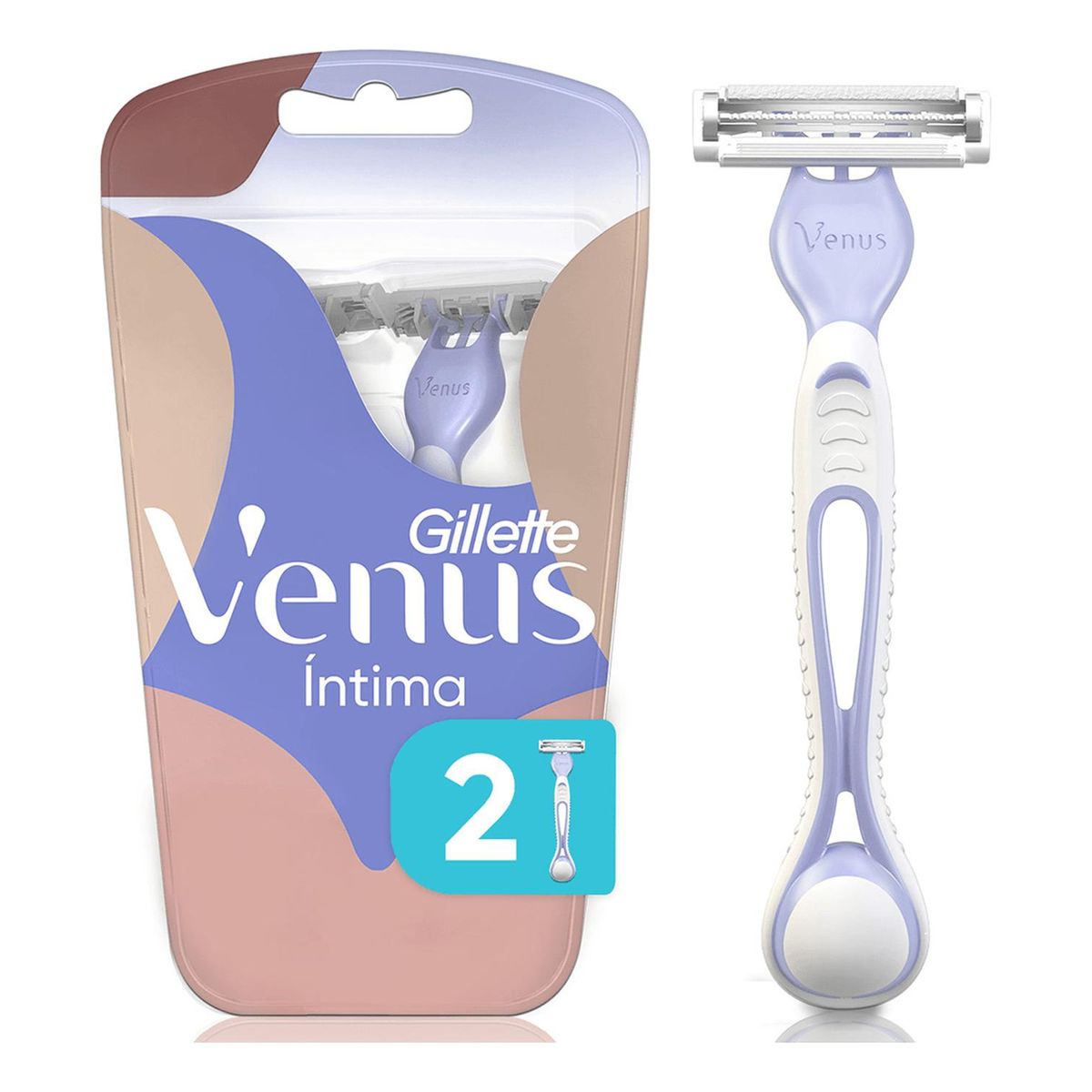 GILLETTE - Maquina De Afeitar Gillette Venus Íntima Desechable 2 un