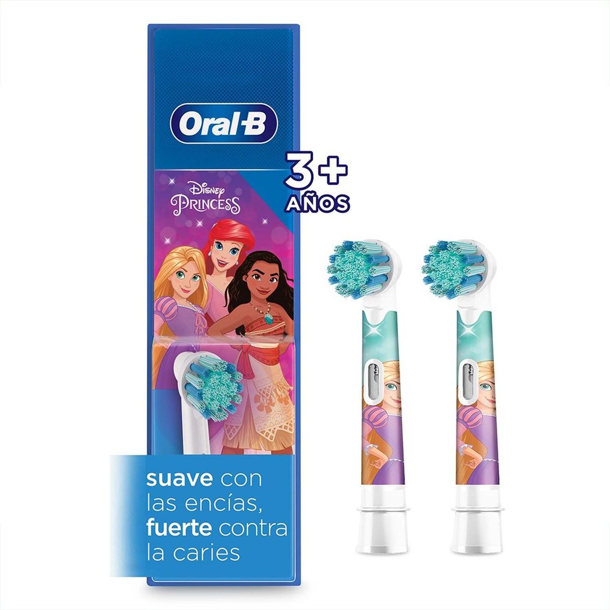 ORAL B - Cabezales Repuesto Oral-B Disney Princess Cepillo Eléctrico