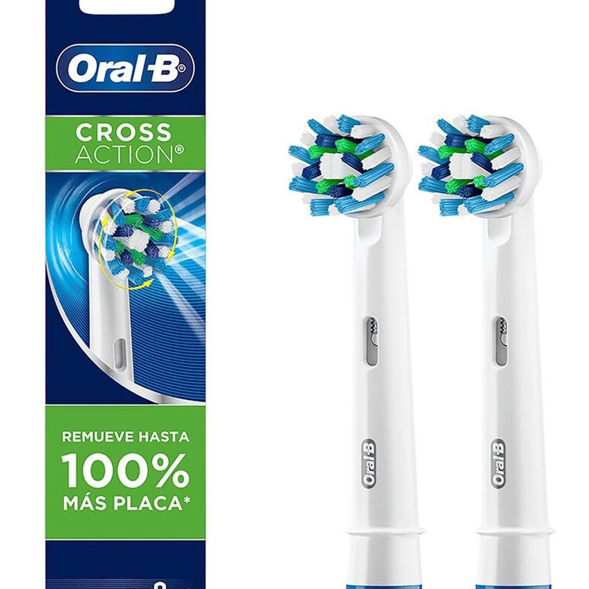 ORAL B - Cabezales Repuesto Oral-B Cepillo Eléctrico Cross Action 2un