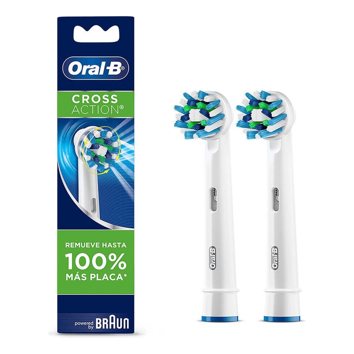 ORAL B - Cabezales Repuesto Oral-B Cepillo Eléctrico Cross Action 2un
