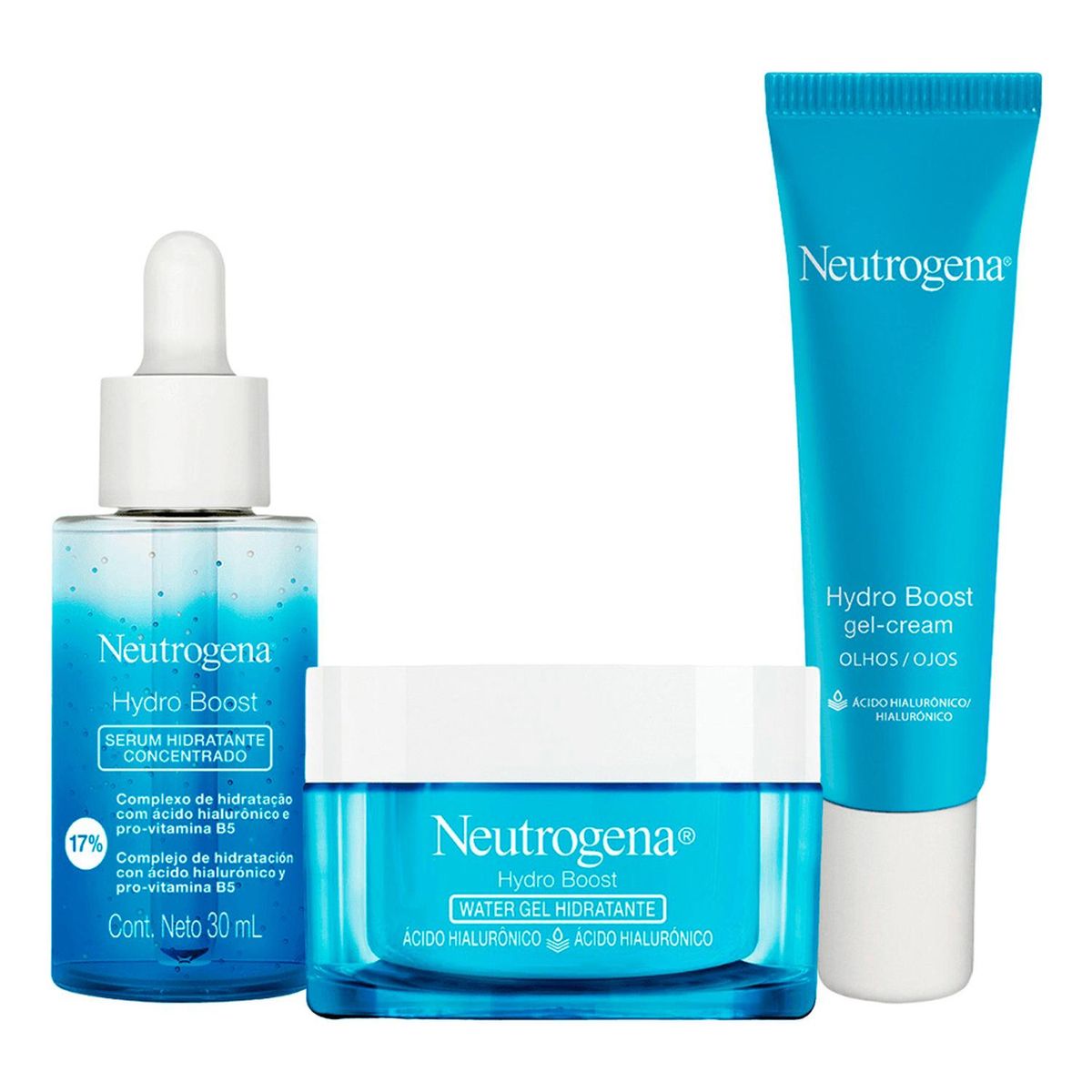 NEUTROGENA - Pack Neutrogena Water Gel + Serum + Contorno + Neceser