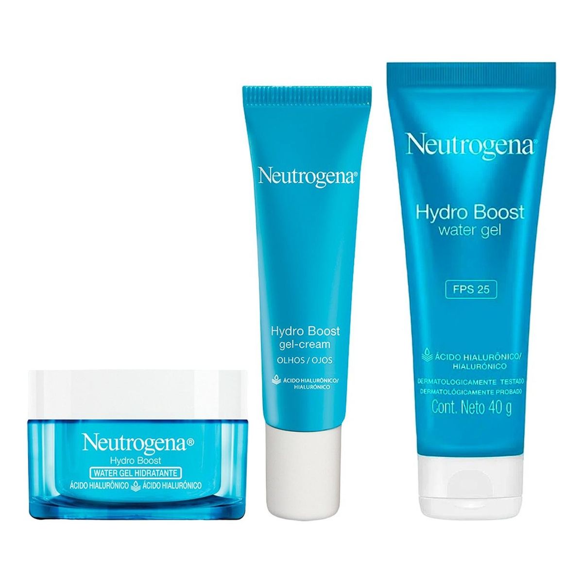 NEUTROGENA - Pack Neutrogena Hydro Boost Gel + Contorno + Hidratante