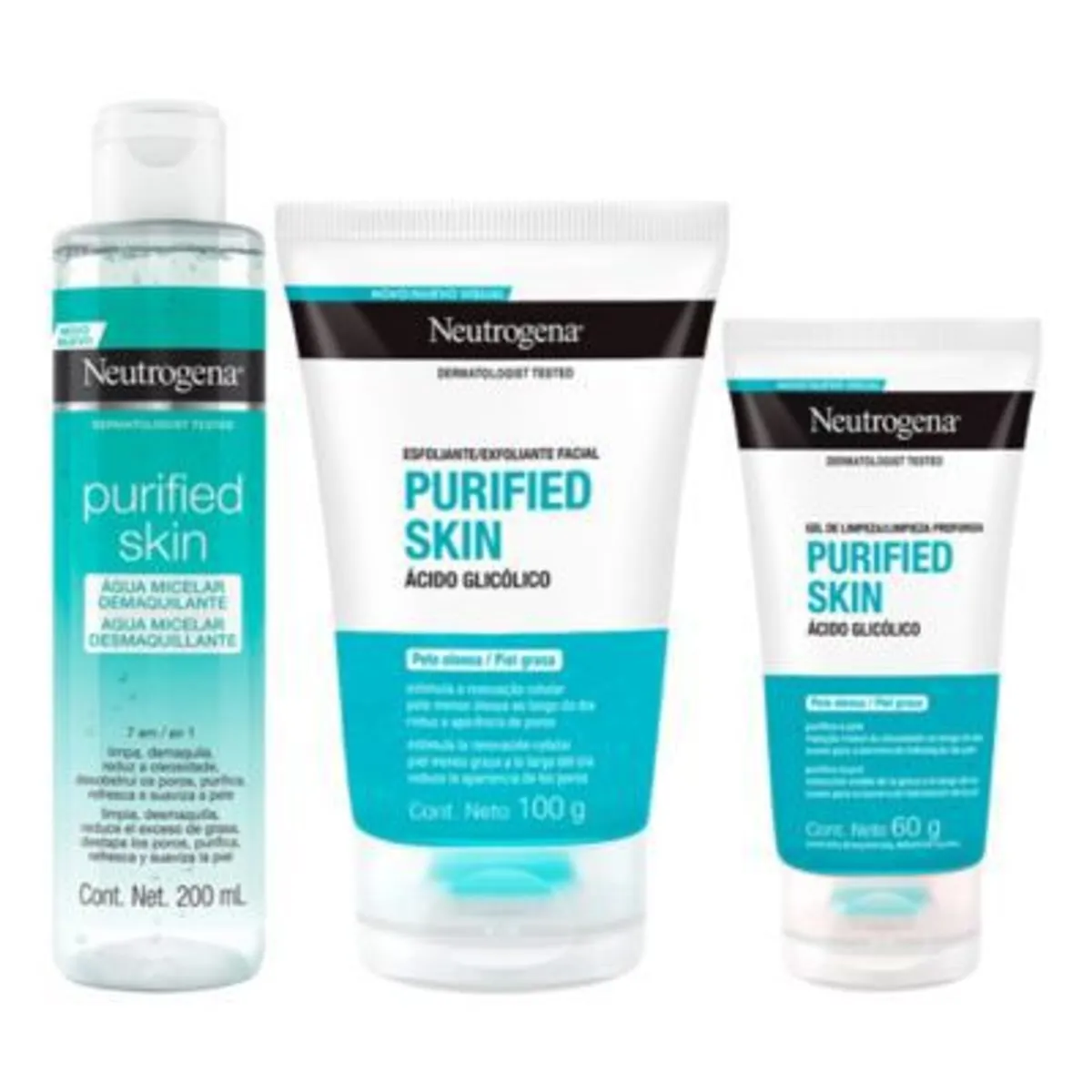 NEUTROGENA - Purified Skin Pack Limpieza Facial Profunda Neutrogena