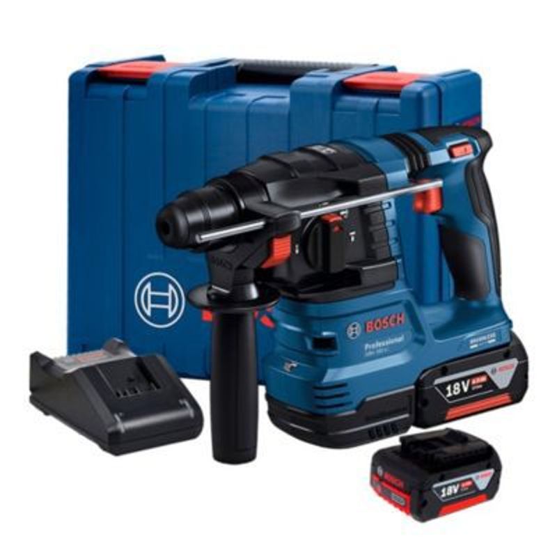 BOSCH - Rotomartillo inalambrico SDS PLUS 18V Bosch Gbh 185-Li + Kit