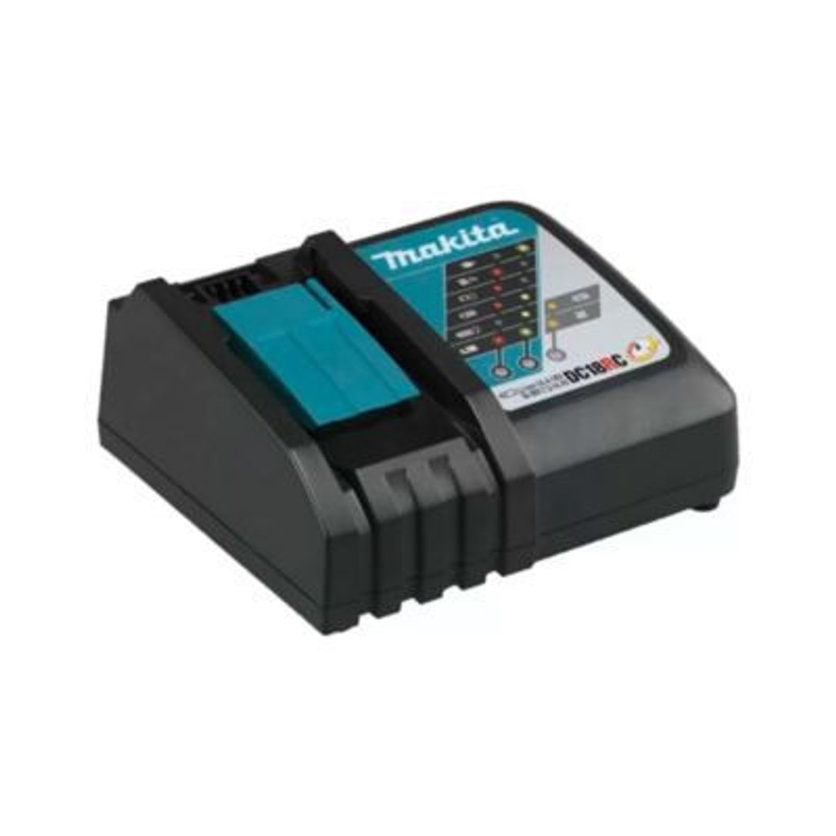 MAKITA - Cargador Rápido Makita DC18RC 18V LXT Ventilación Activa
