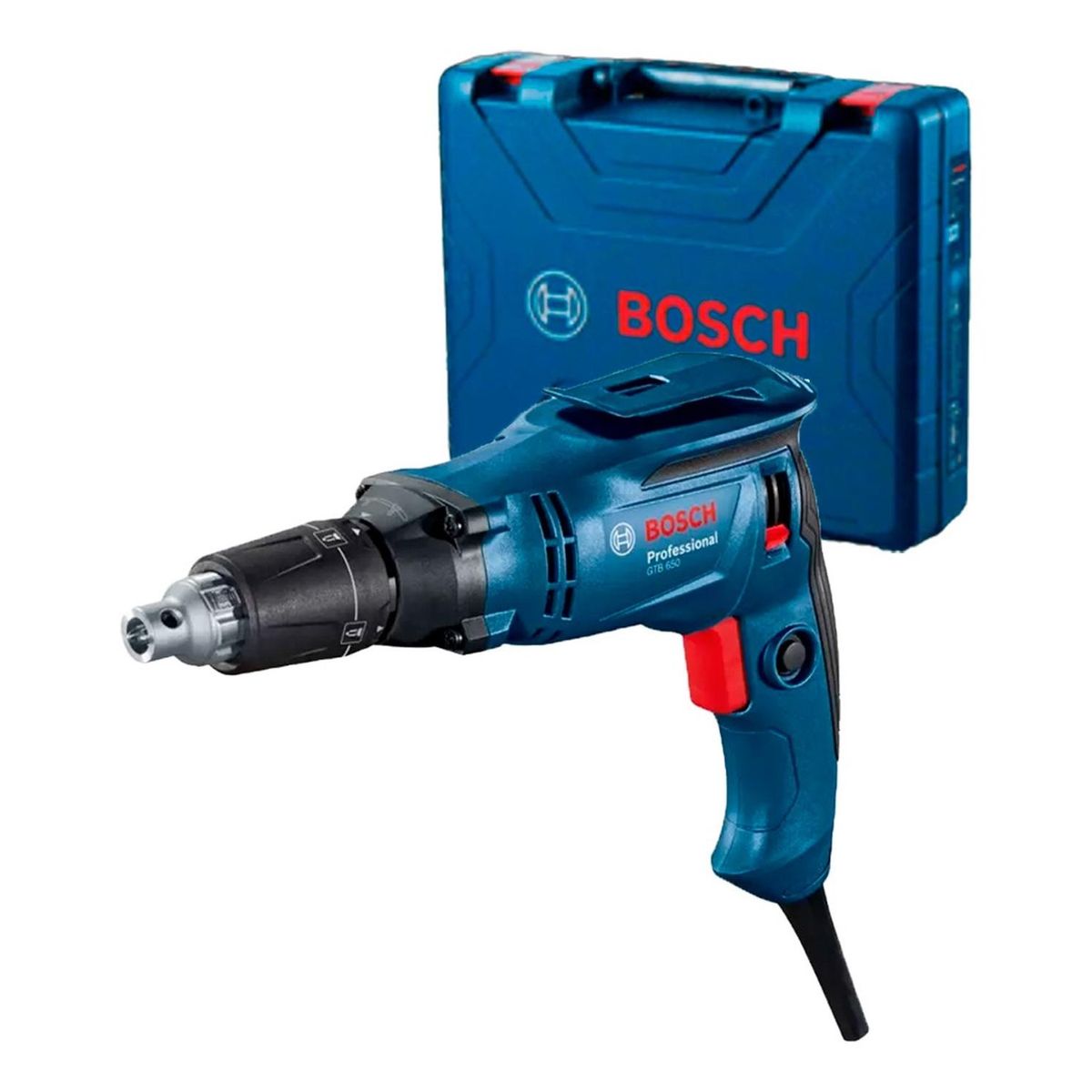 BOSCH - Atornillador para Drywall Bosch GTB 650 650W  1/4” 5000 RPM