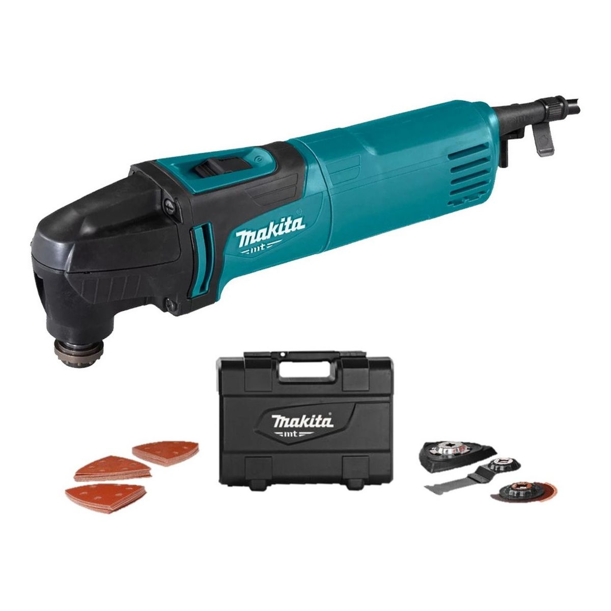 MAKITA - Multitool Oscilante Makita MT M9800BKX2 200W 22000 OPM Accesorios