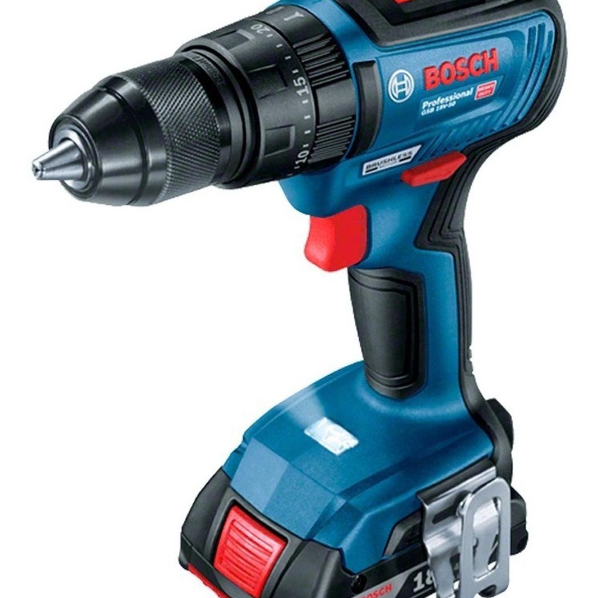 BOSCH - Taladro Percutor Inalámbrico Bosch GSB 18V-50 18V 1 Batería