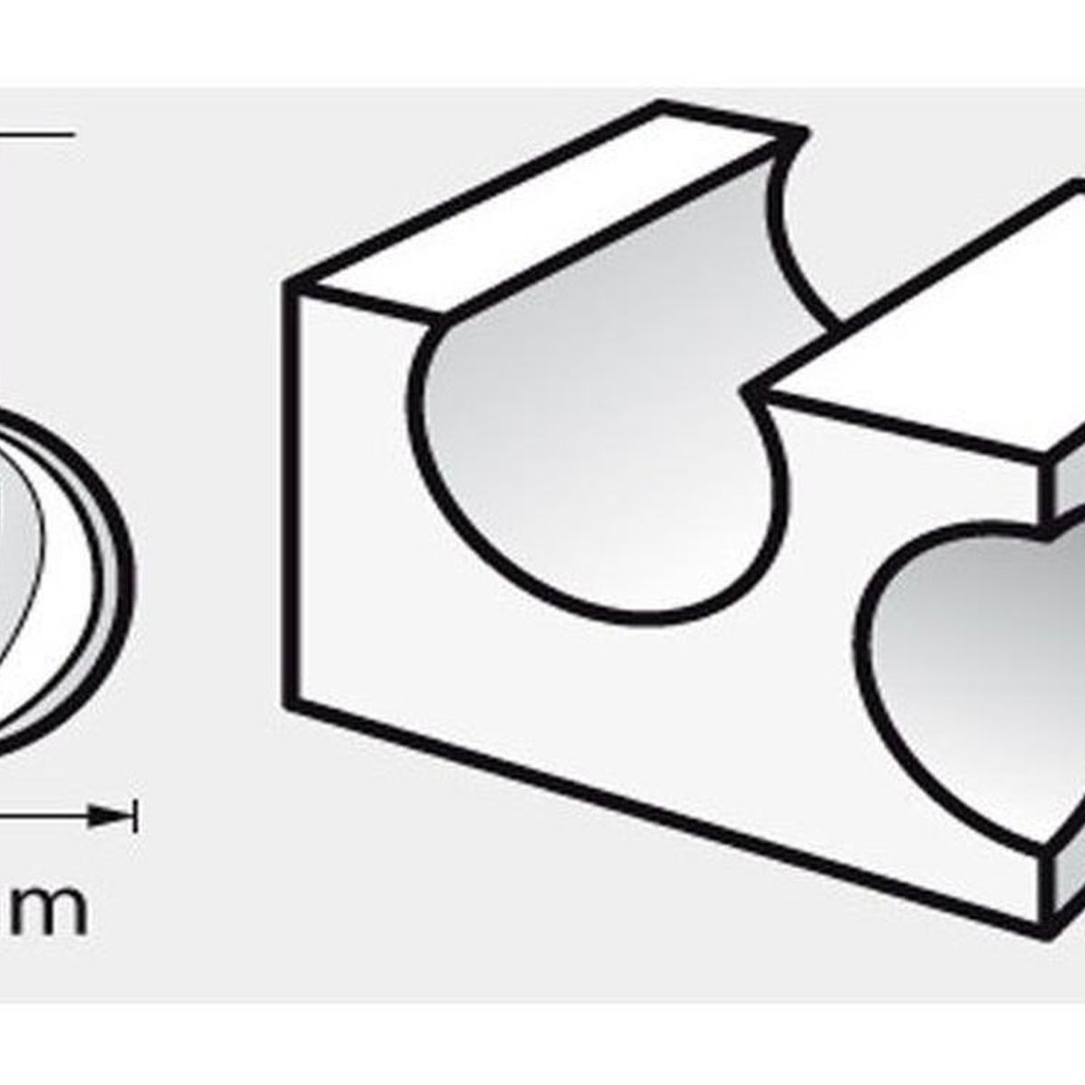 DREMEL - Fresa Alta Velocidad Redonda 5/16" Dremel 114