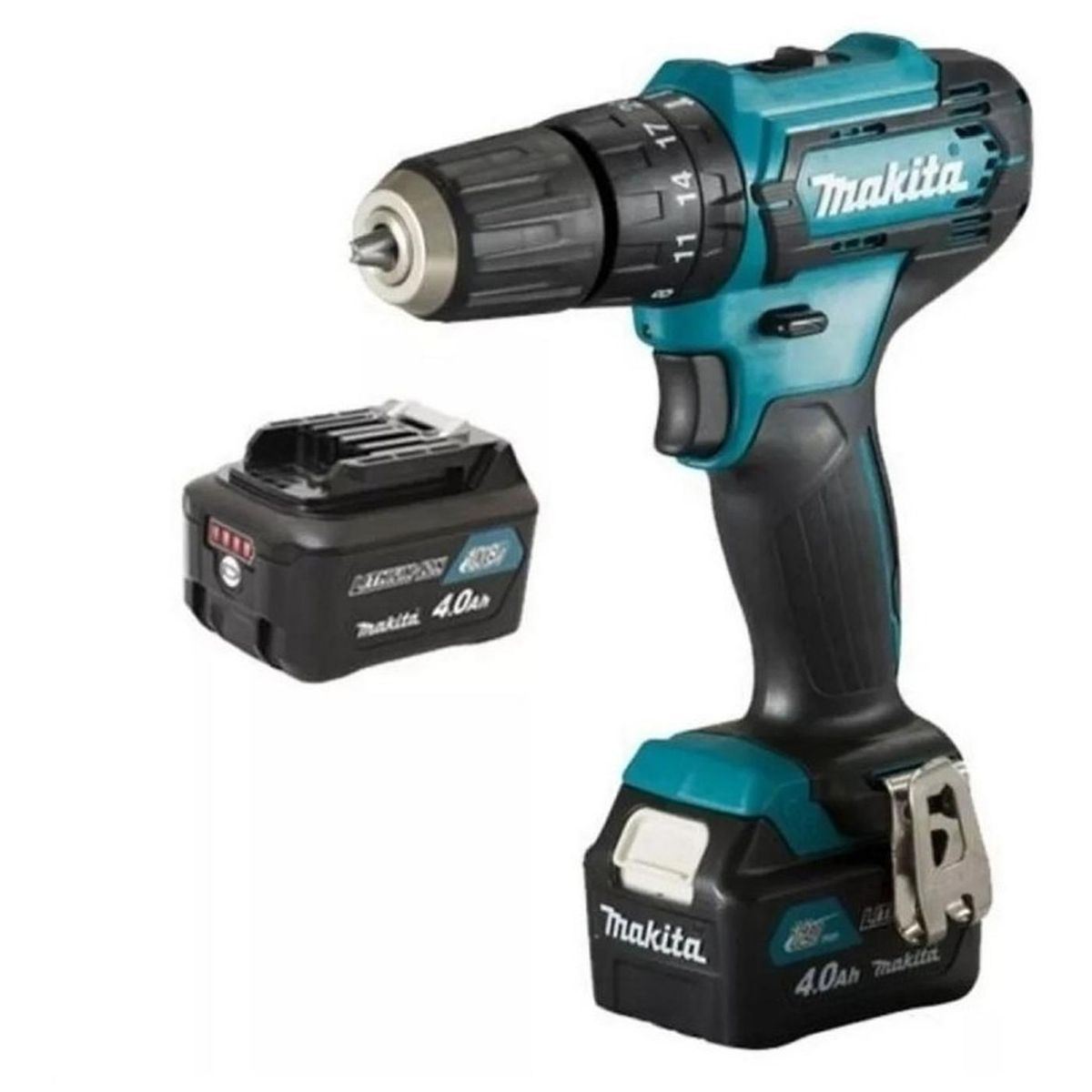 MAKITA - Taladro Percutor Makita HP333DSMJ 12V  3/8” 2 Baterías 4.0Ah