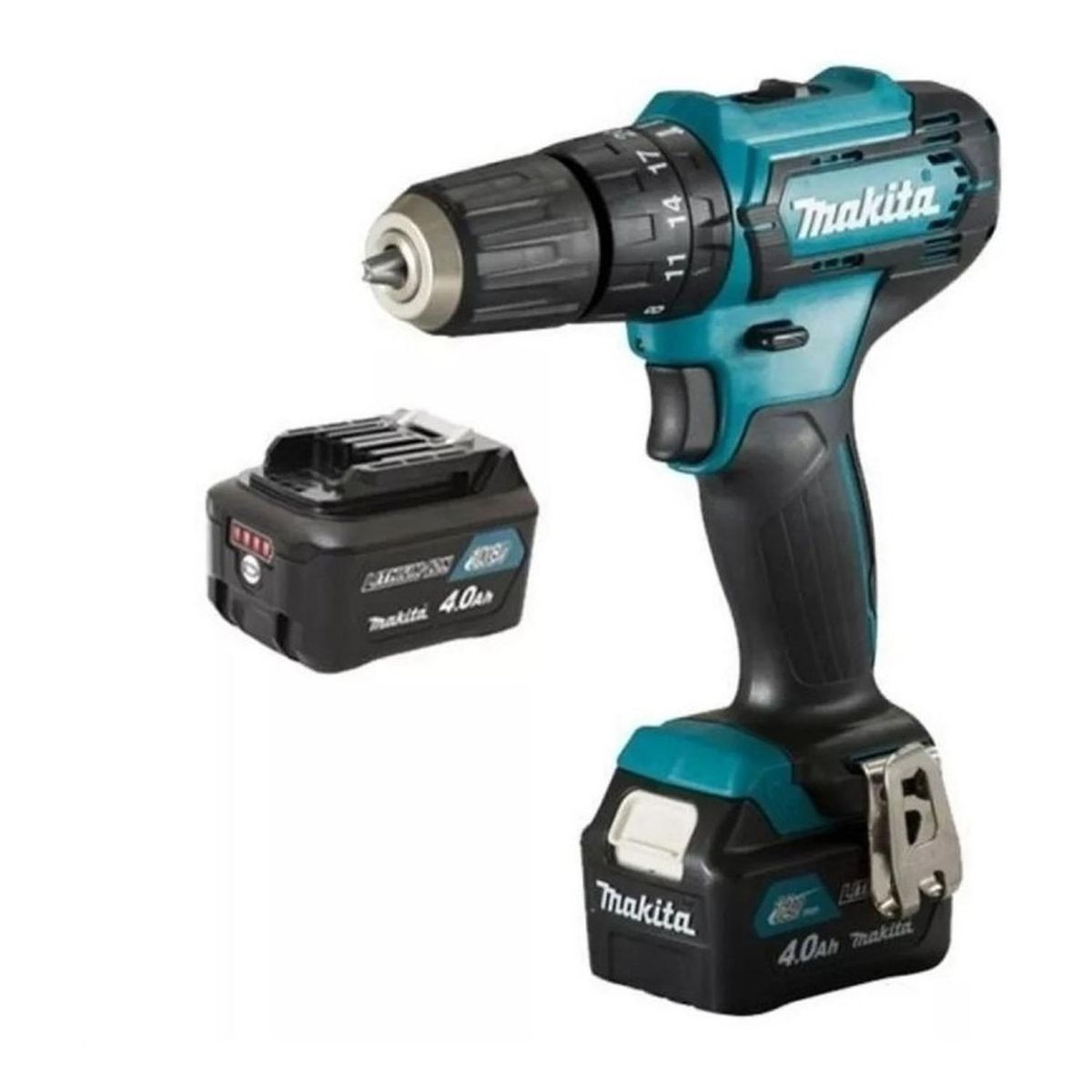 MAKITA - Taladro Percutor Makita HP333DSMJ 12V  3/8” 2 Baterías 4.0Ah