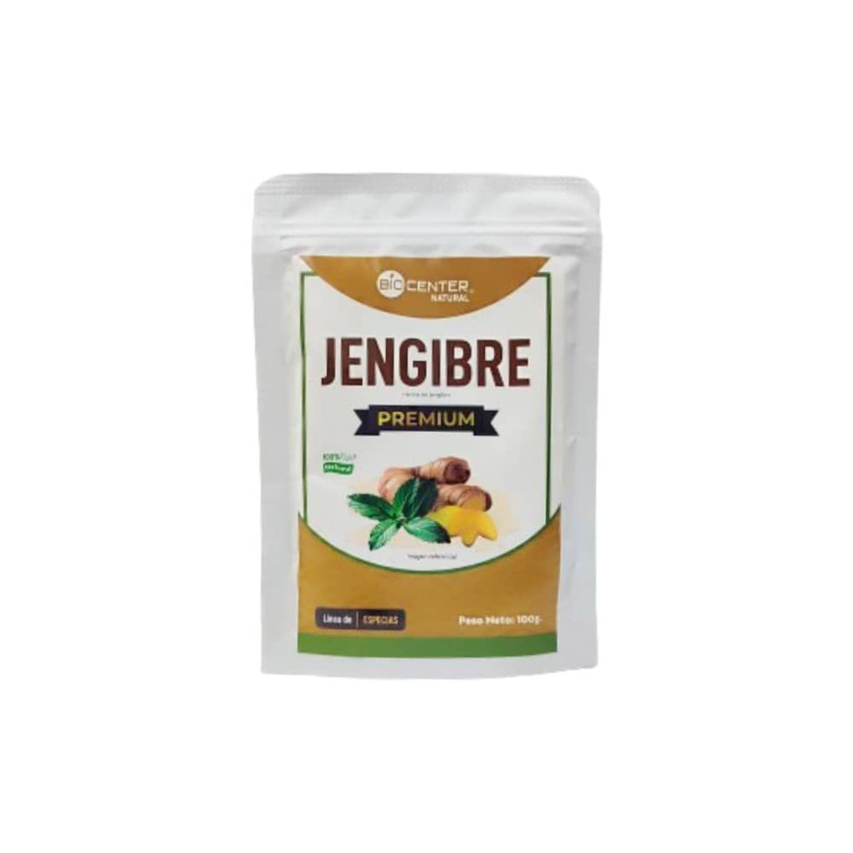 BIOCENTER NATURAL - Harina de Jengibre x 100gr - BioCenter Natural