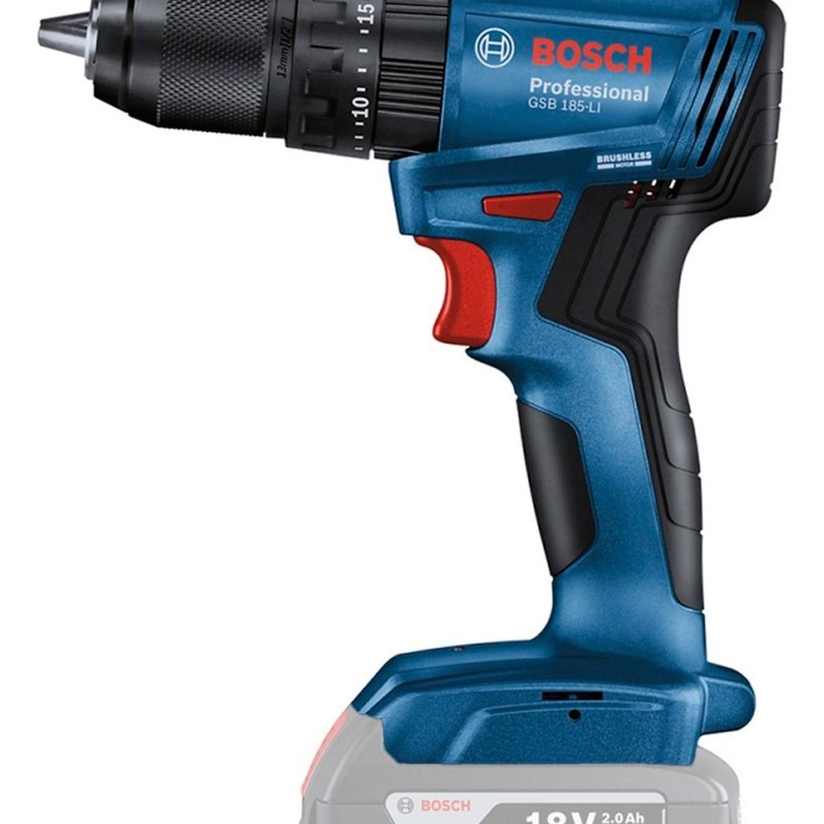 BOSCH - Taladro Percutor 1/2" Bosch GSB 185 LI Brushless Sin Batería