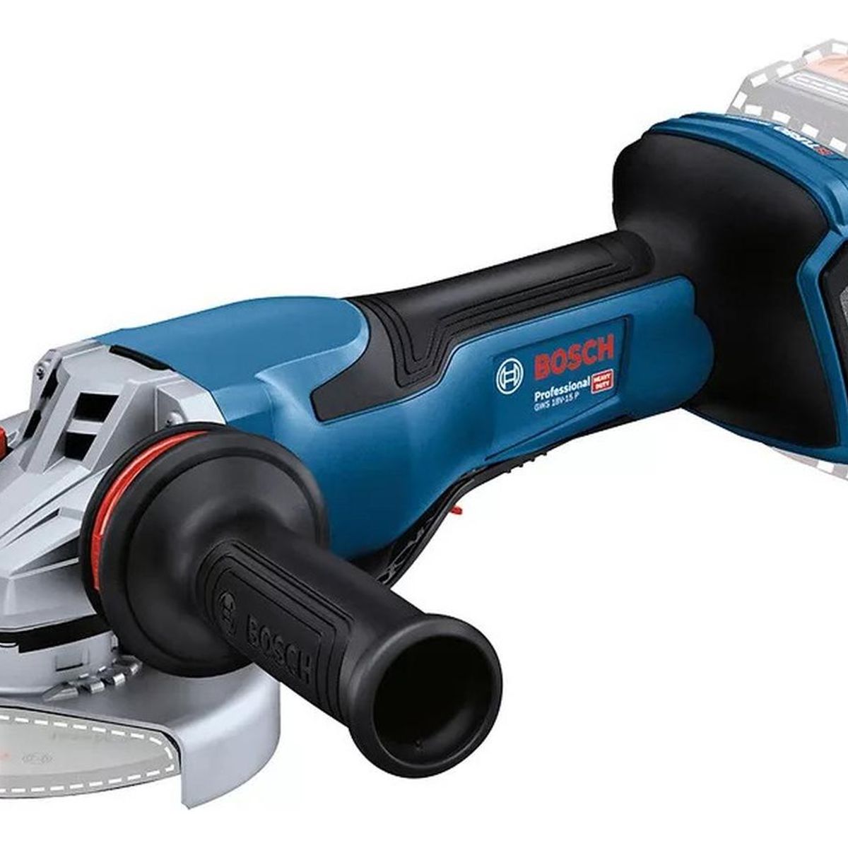 BOSCH - Amoladora Inalámbrica Bosch GWS 18V-15 P Biturbo  5” (Baretool)