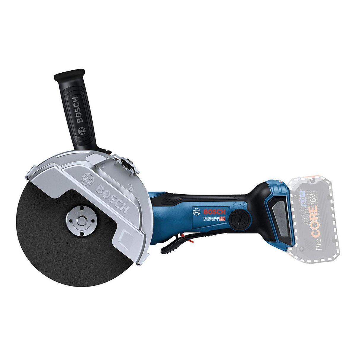 BOSCH - Amoladora Inalámbrica GWS 18v-180 PC Biturbo Bosch Baretool