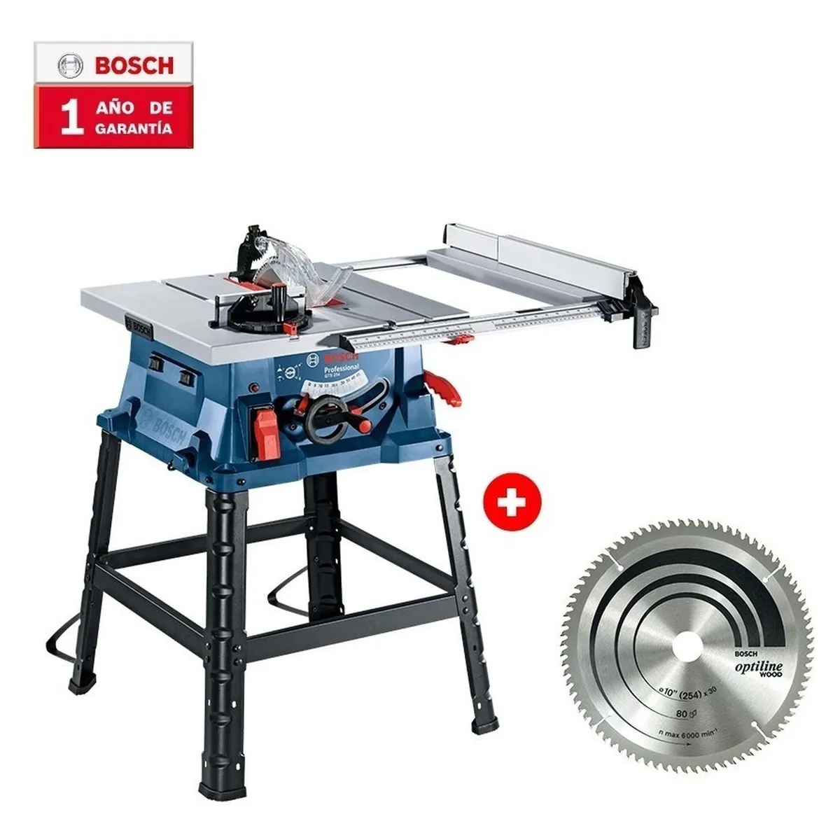 BOSCH - Sierra de Mesa Bosch GTS 254 1800W + 1 Disco de 254mm