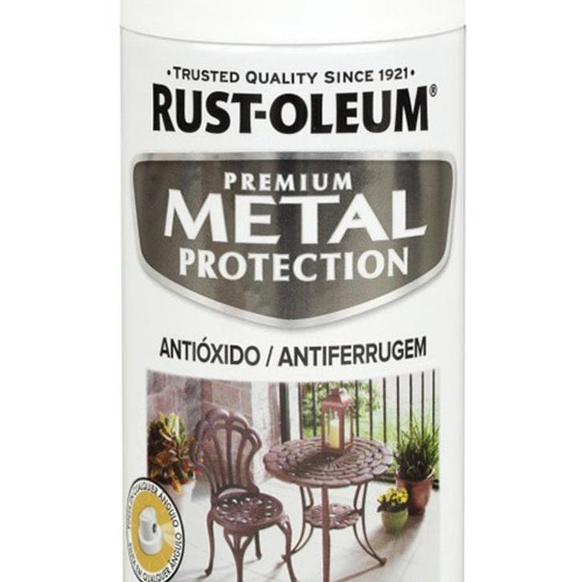RUST OLEUM - Aerosol Anticorrosivo Metal Protection Mate Blanco 340g