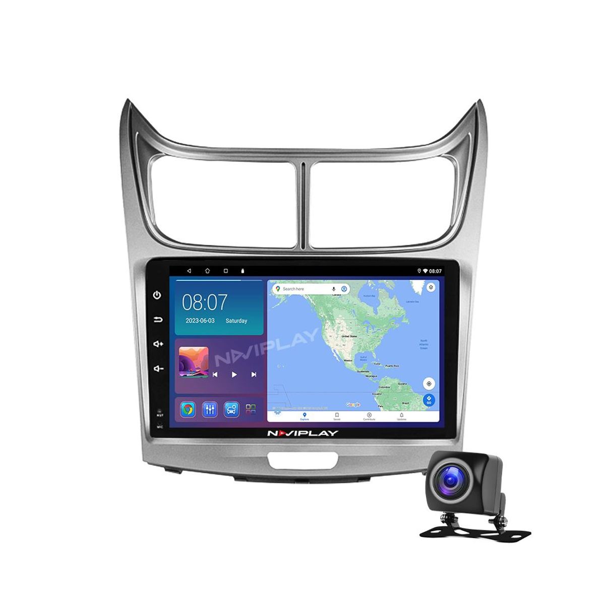 GENERICO - Autoradio Android Naviplay Para Chevrolet Sail 2009 – 2013