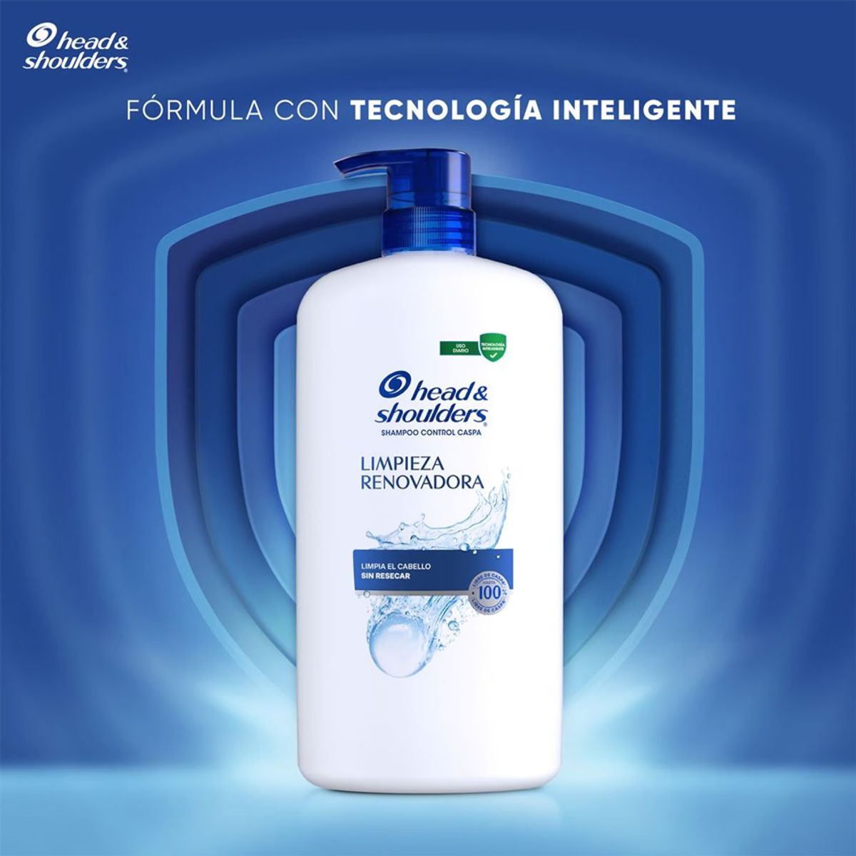 HEAD AND SHOULDERS - Shampoo Head & Shoulders Limpieza Renovadora 850 ml