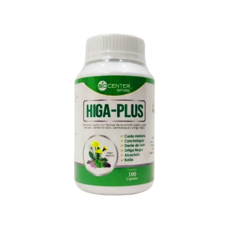 BIOCENTER NATURAL - HigaPlus x 100 unidades - BioCenter Natural