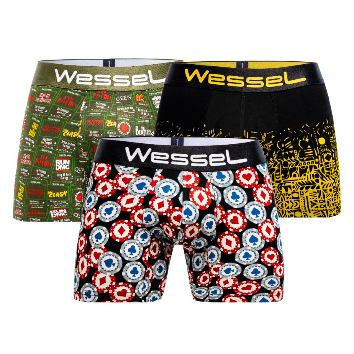 WESSEL - Boxer Pack W12 x3 Hombre
