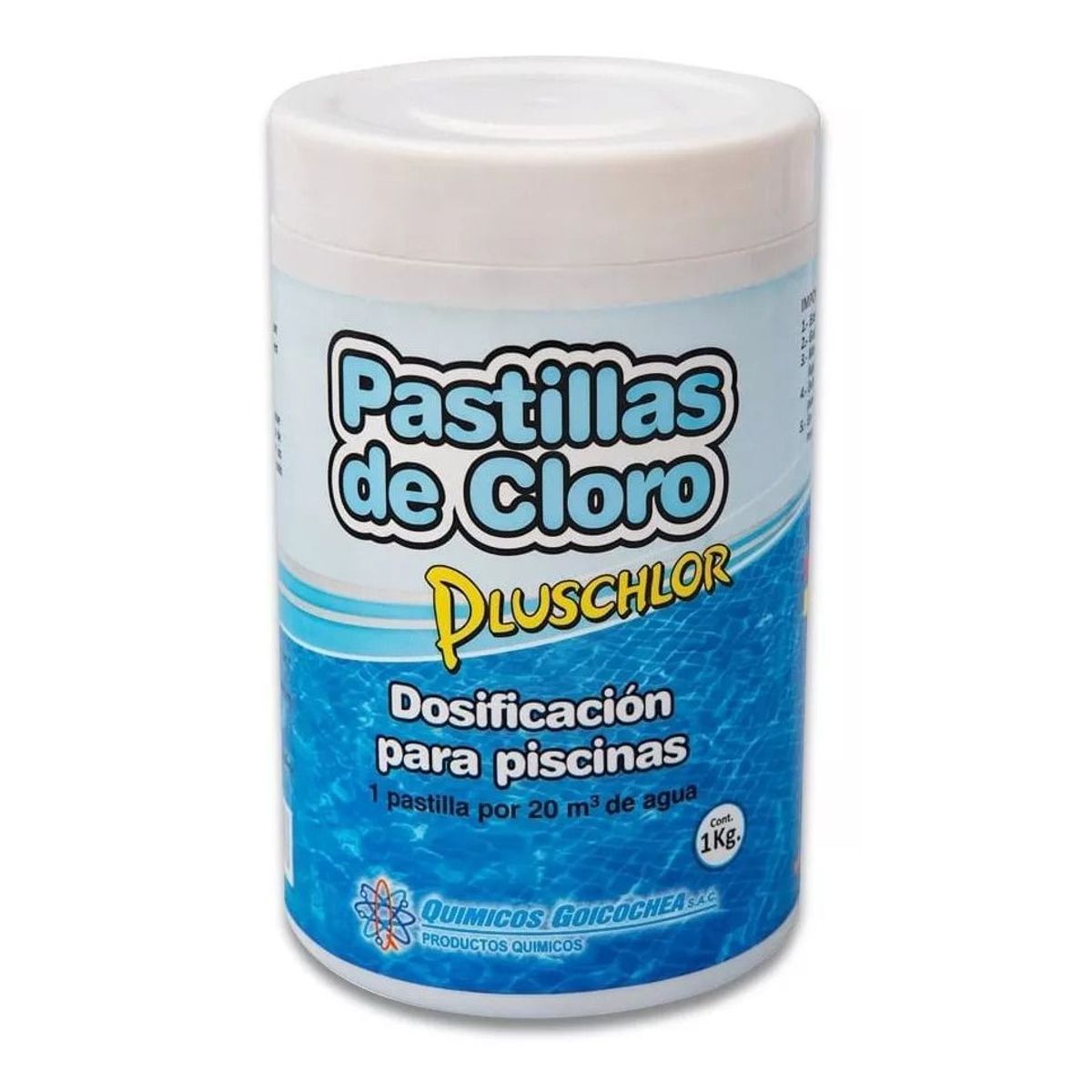 LLUMPAY - Pastilla de Cloro Pluschlor de 1Kg