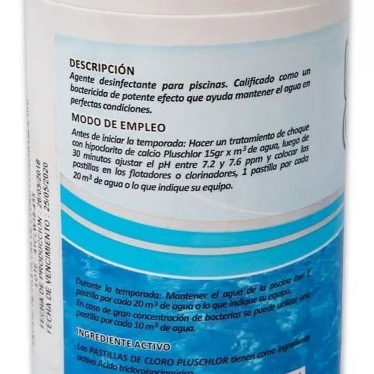 LLUMPAY - Pastilla de Cloro Pluschlor de 1Kg