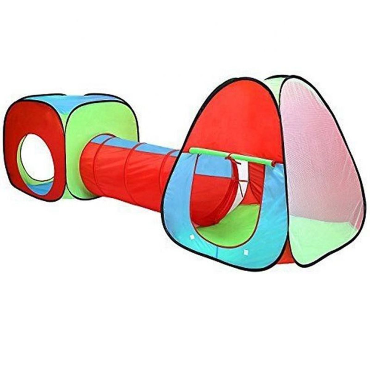 EVERBEST - CARPA TUNEL CIRCUITO 3 EN 1 JUEGOS PARA NIÑOS