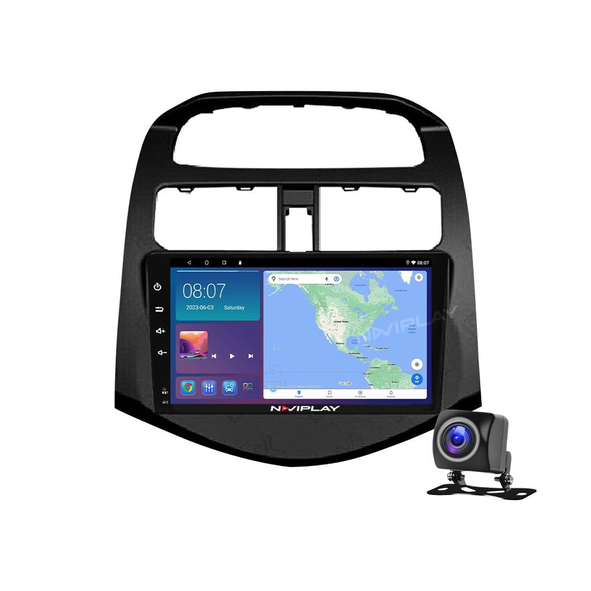 GENERICO - Autoradio Android Naviplay Para Chevrolet Spark GT 2009 – 2015
