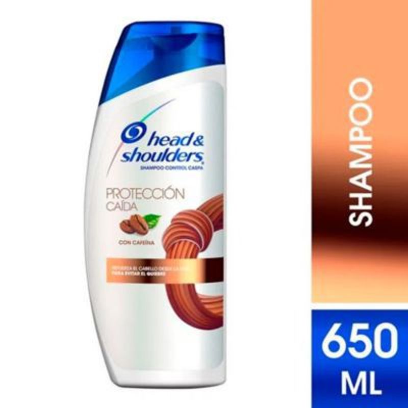 HEAD AND SHOULDERS - Shampoo Protección Caída con Cafeina Head & Shoulders 650 ml