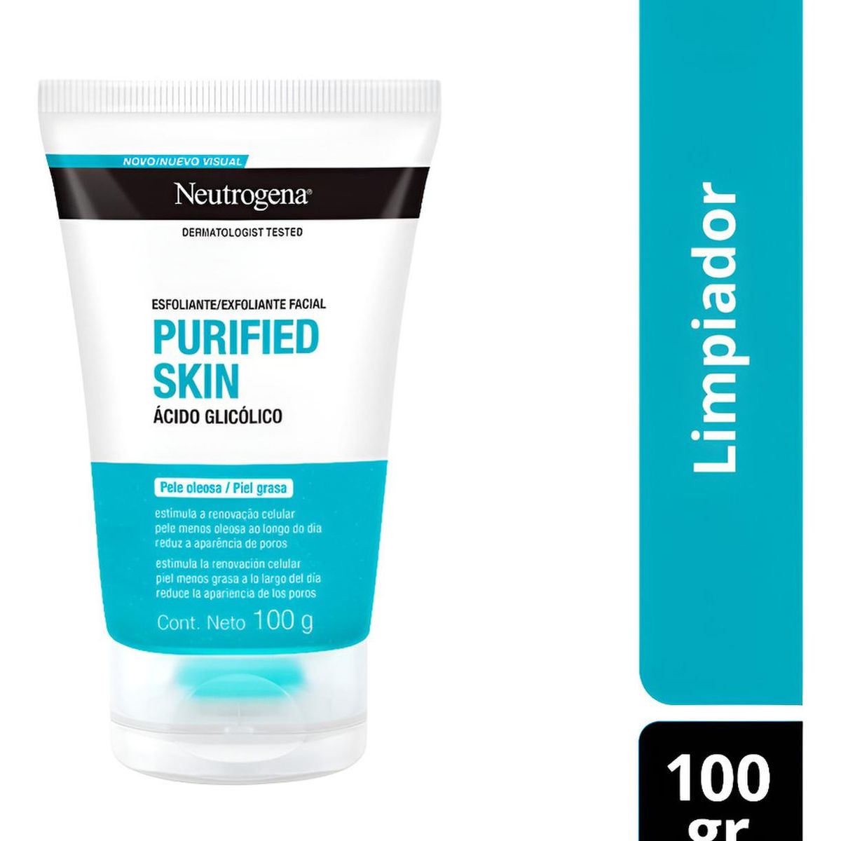 NEUTROGENA - Exfoliante Facial Purified Skin Scrub 100 G Neutrogena