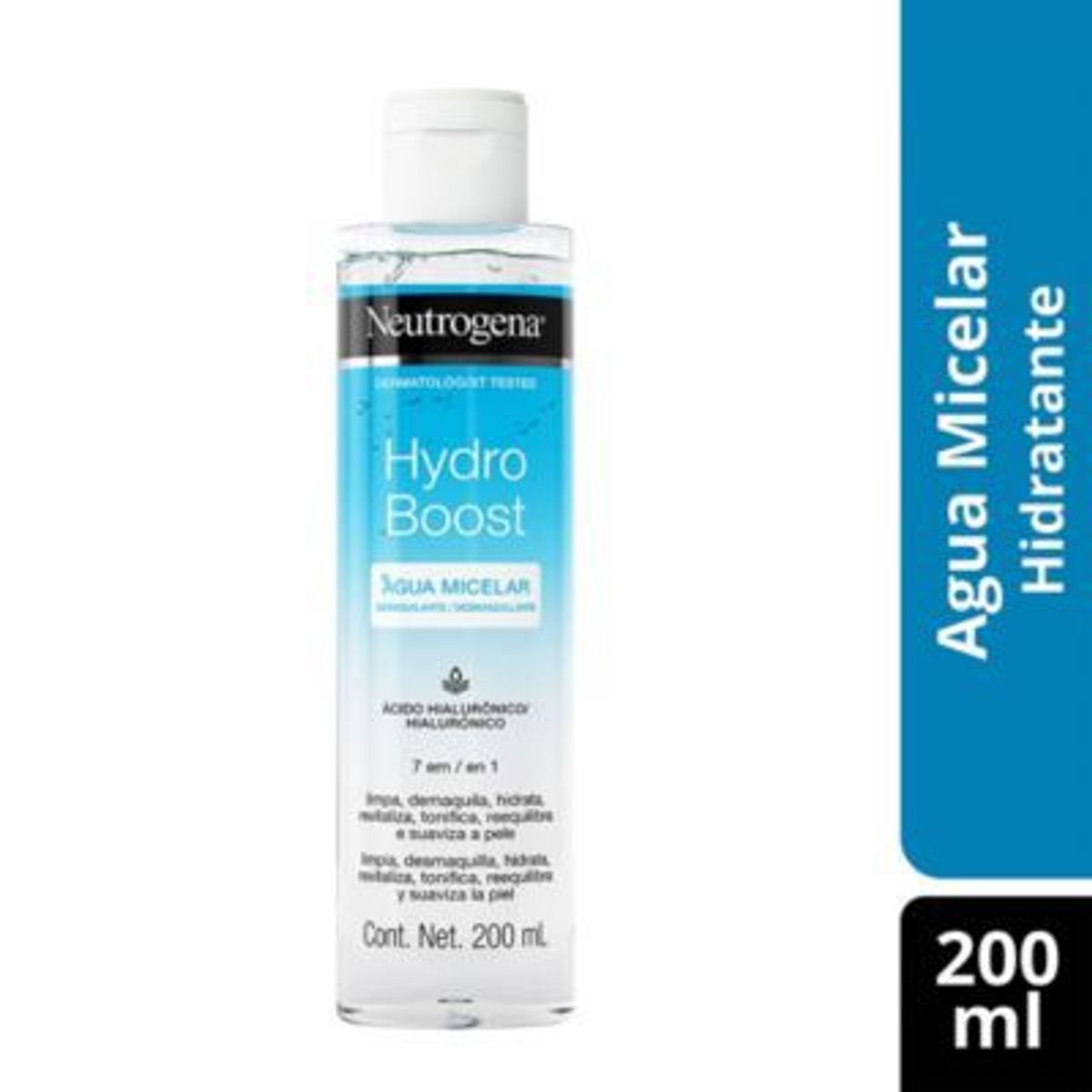 NEUTROGENA - Desmaquillante Hydro Boost Agua Micelar 200 Ml Neutrogena
