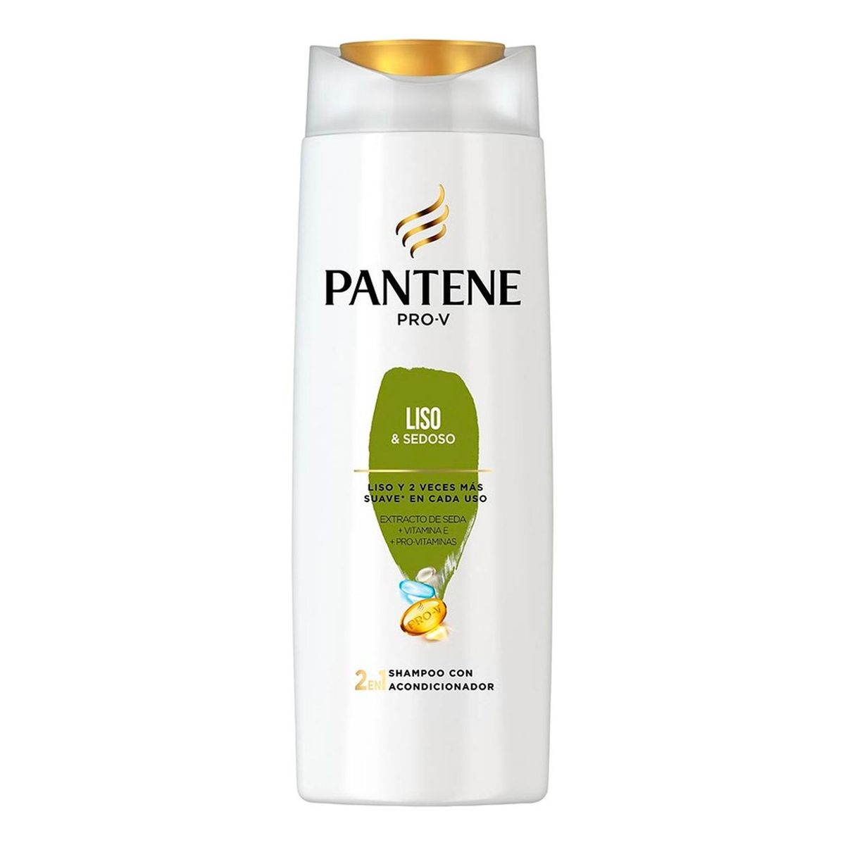 PANTENE - Shampoo Acondicionador Pantene 2en1 Liso & Sedoso 400ml