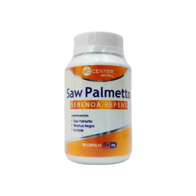 GENERICO - Saw Palmetto en Cápsulas x 100 unidades - BioCenter Natural