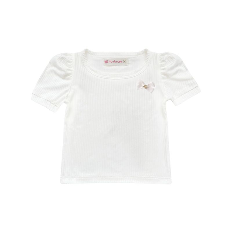 KIDS MASHMELO - POLO NIÑA RIB CON RECOGIDO EN MANGAS KIDS MASHMELO